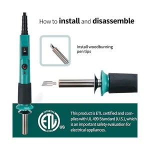 YIHUA 930IV Kit de bolígrafo de combustión de madera de_2