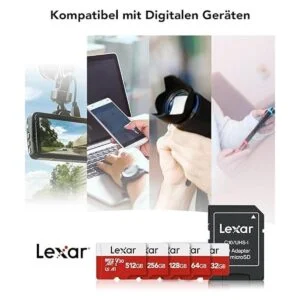 Lexar Tarjeta micro SD de 128 GB tarjeta de memoria_4