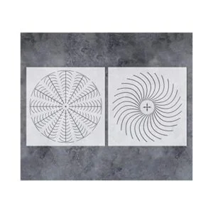 GSS Designs Mandala Dot Art Stencils 2 unidades_1