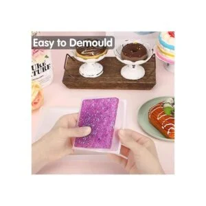 Moldes de resina de silicona 6 piezas varios tamaños y_3