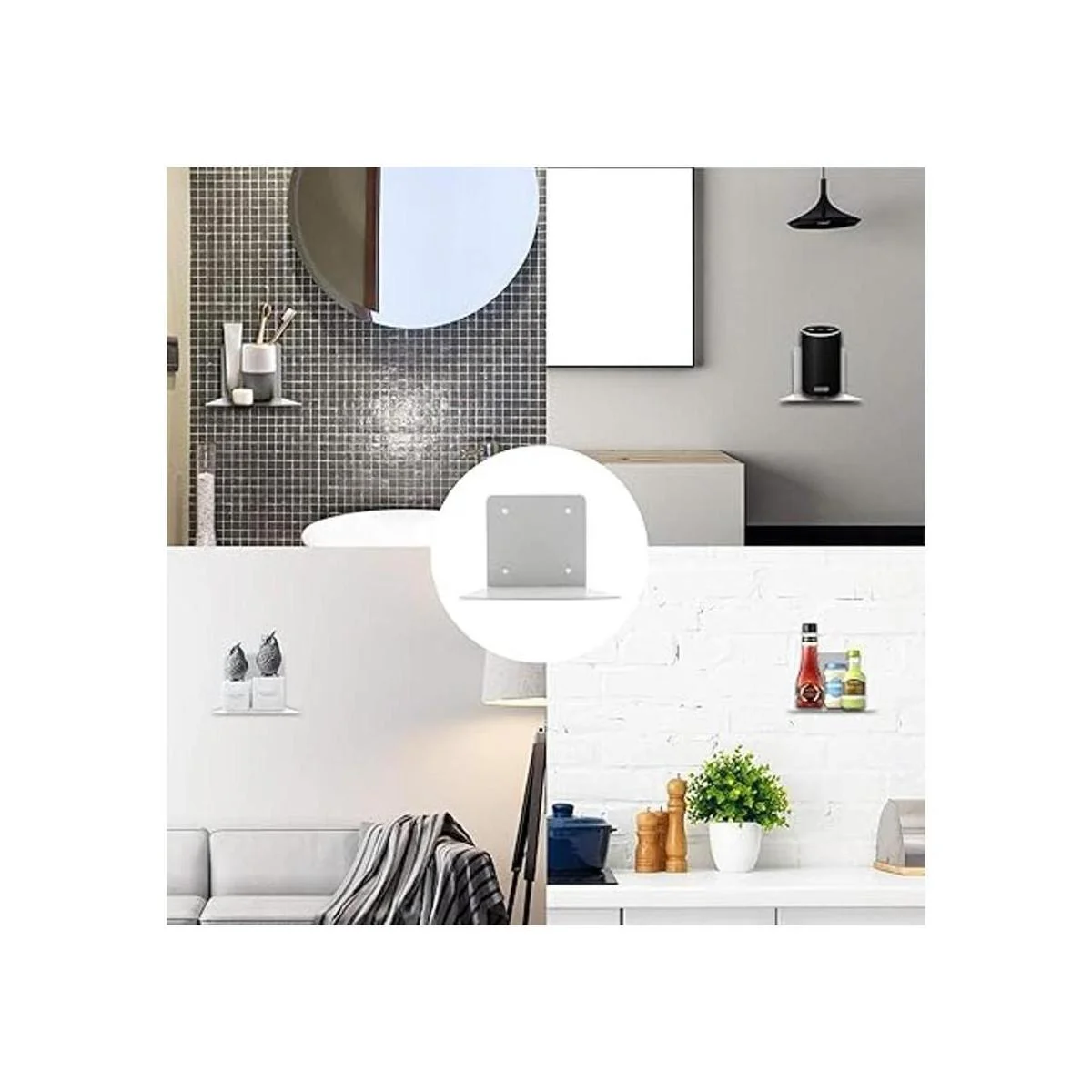 Eapele Estantes flotantes para pared estantería oculta de_6