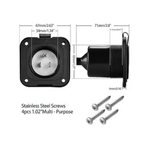 PAULINN Entrada con brida de 15 amperios de 125 V NEMA_2