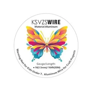 KSVZS Alambre de aluminio de calibre 16 0.059 in de 164_2
