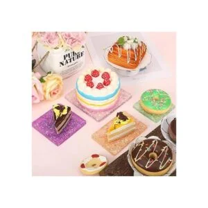 Moldes de resina de silicona 6 piezas varios tamaños y_5