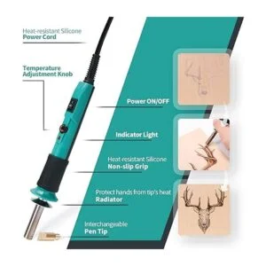 YIHUA 930IV Kit de bolígrafo de combustión de madera de_3