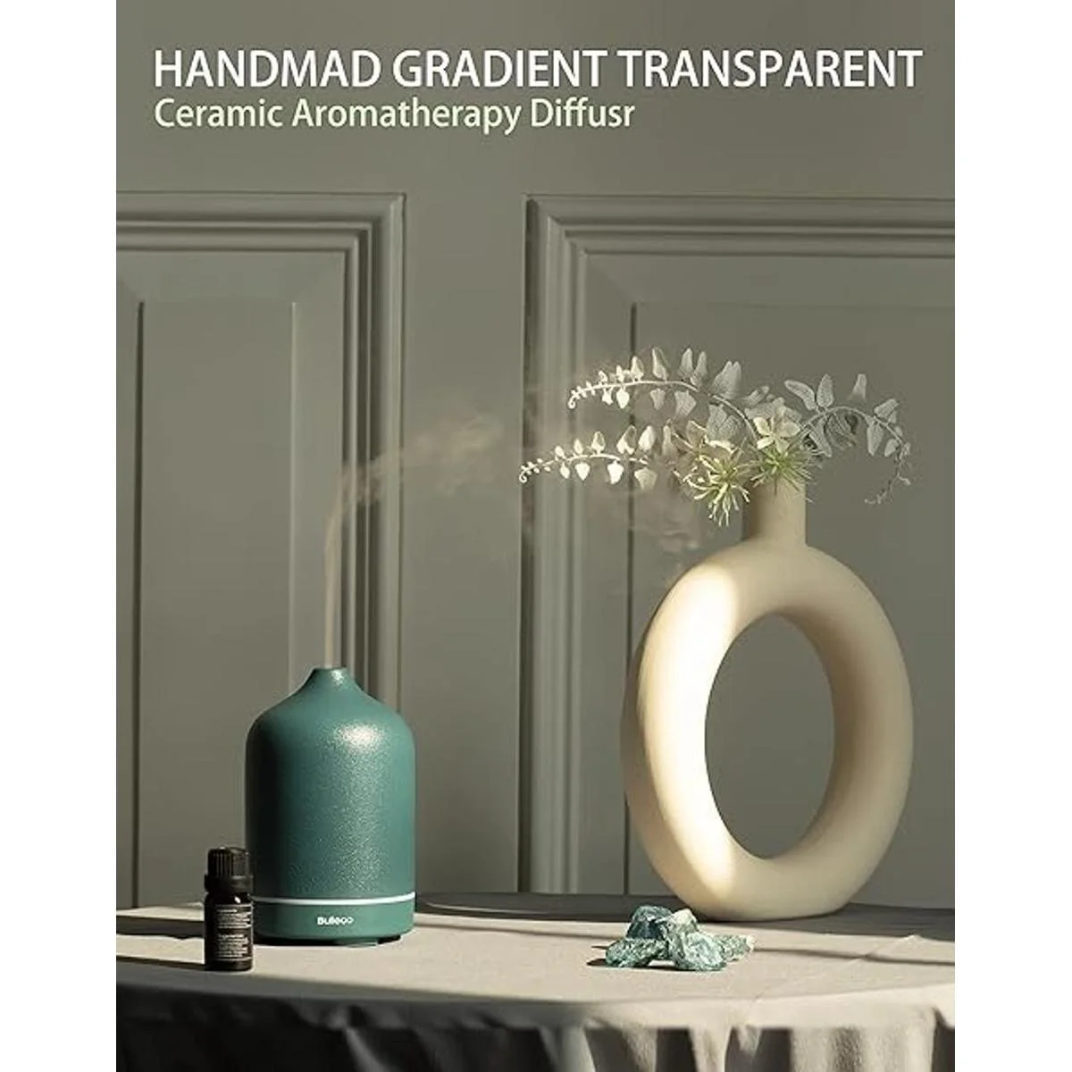 BULLEOO Difusor de aceite esencial difusor de cerámica_2