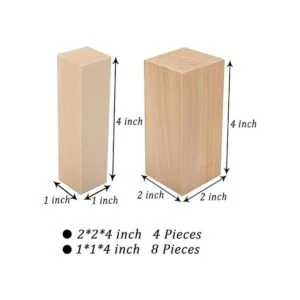 YIPLED Kit de bloques de tallado de tilo sin terminar_2