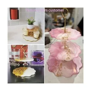 Moldes de bandeja de resina de 3 niveles moldes de_2