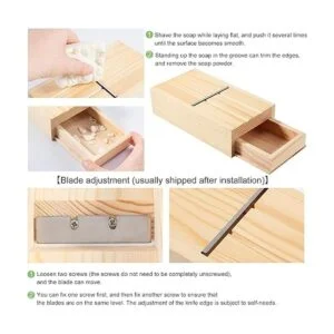 PH PandaHall Caja de cajón para cortador de jabón de_5