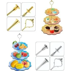 Moldes de bandeja de resina de 3 niveles moldes de_4