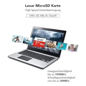 Lexar Tarjeta micro SD de 128 GB tarjeta de memoria_2