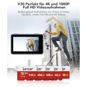 Lexar Tarjeta micro SD de 128 GB tarjeta de memoria_3