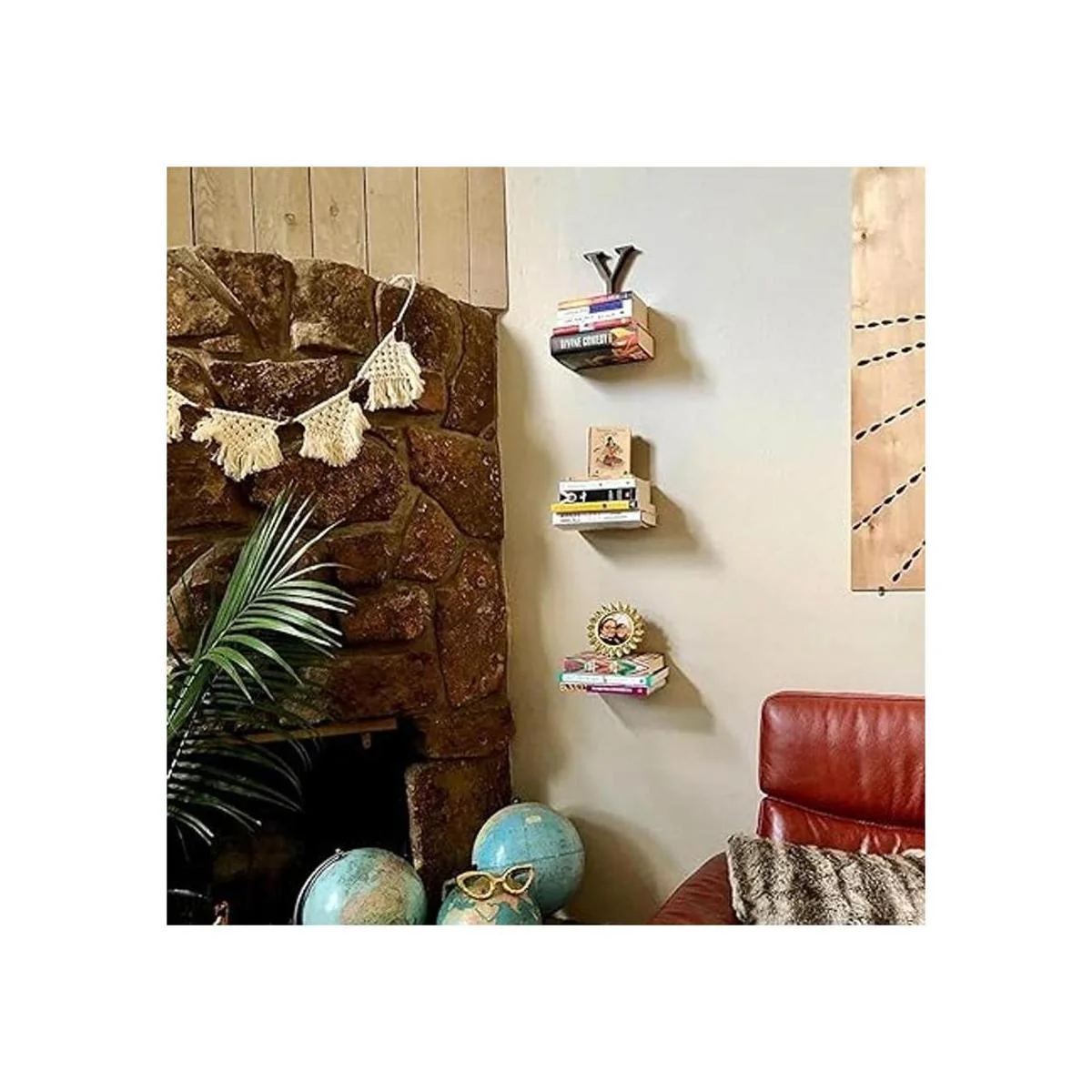 Eapele Estantes flotantes para pared estantería oculta de_5