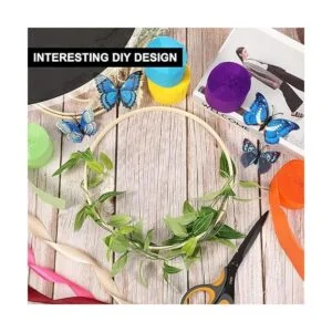 14 piezas de 7 tamaños de madera de bambú floral juego de_3