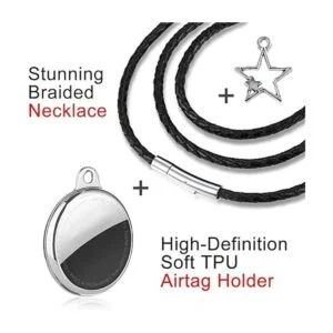 dtylean Airtag Collar para niños Never Lose Your_5