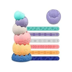 Miawow Pelotas apilables juguetes suaves para bebés de 6_3