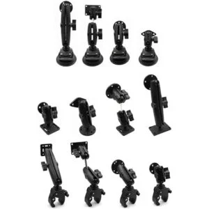 Brazo de doble enchufe de aluminio marino para todos los_5