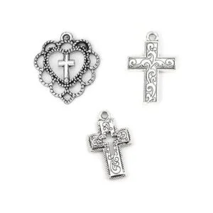 JGFinds Colgantes de cruz Paquete de 130 30 de corazón_1