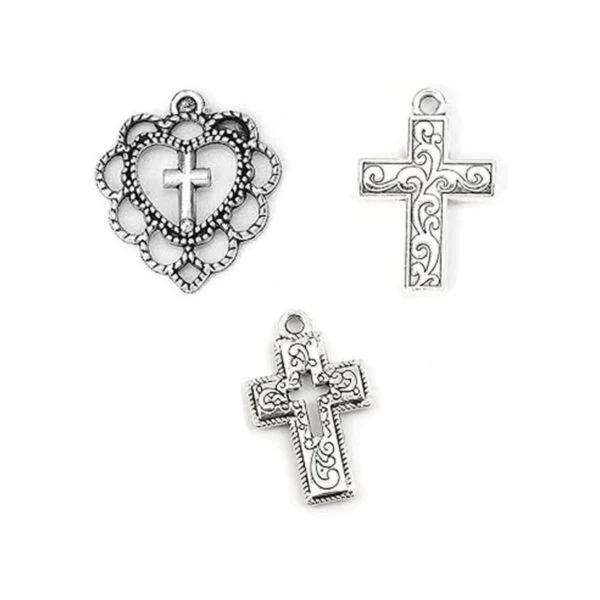 JGFinds Colgantes de cruz Paquete de 130 30 de corazón_1