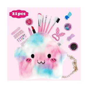 Tudaymol Kit de maquillaje de 21 piezas para niñas juego_3