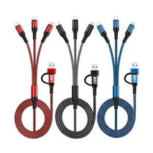 LHJRY Cable de carga múltiple 6 en 1 paquete de 3 cables_1
