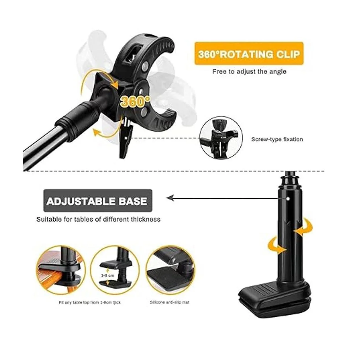 FOUUA Soporte para secador de pelo para mascotas soporte_6