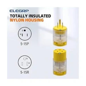 ELEGRP Juego de enchufe eléctrico de hoja recta iluminada_2