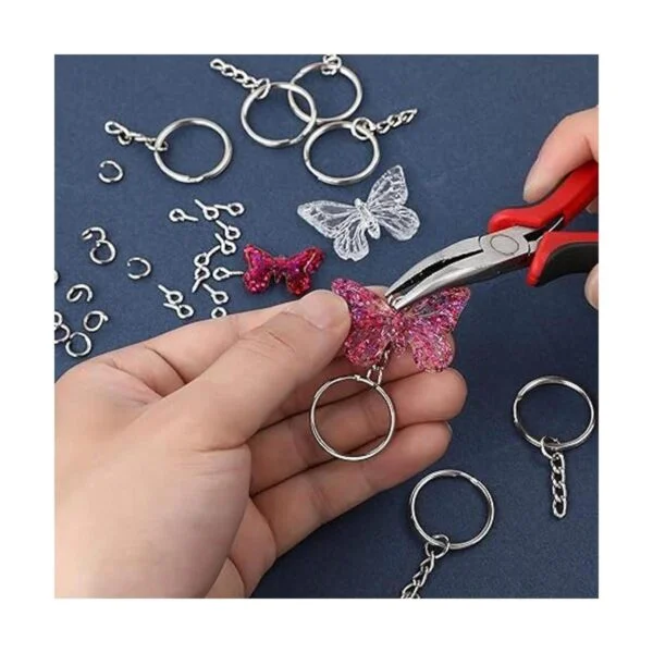 600 llaveros de 200 anillos de llavero de 0.984 in con_6
