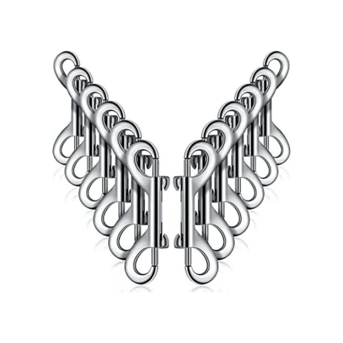 12 broches de perno de doble extremo de aleación de zinc_1