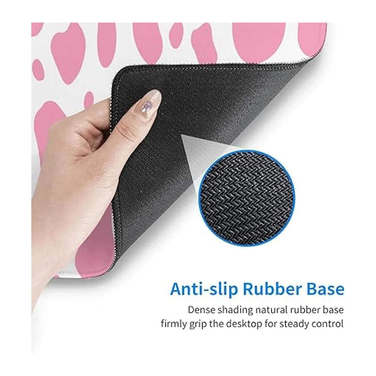 Alfombrilla de mouse para juegos con estampado de vaca_6