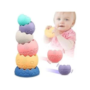 Miawow Pelotas apilables juguetes suaves para bebés de 6_6