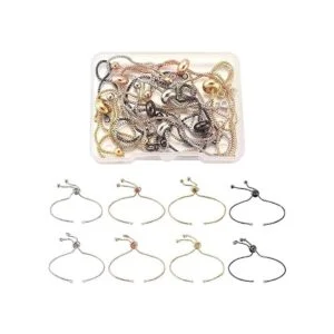 FASHEWELRY 16 pulseras deslizantes ajustables con extremos_2