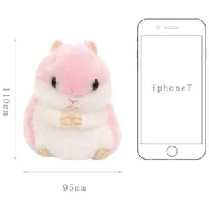 CheeseandU 4 unidades lindo hámster muñeca de peluche_2