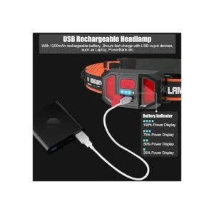 Faro LED recargable de 1000 lúmenes de haz ancho de 230_4