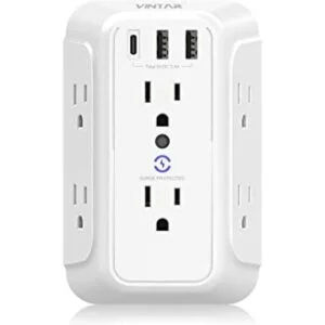 Cargador de pared USB protector de sobretensiones_1