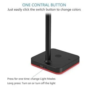 Soporte RGB para auriculares con cargador inalámbrico_6