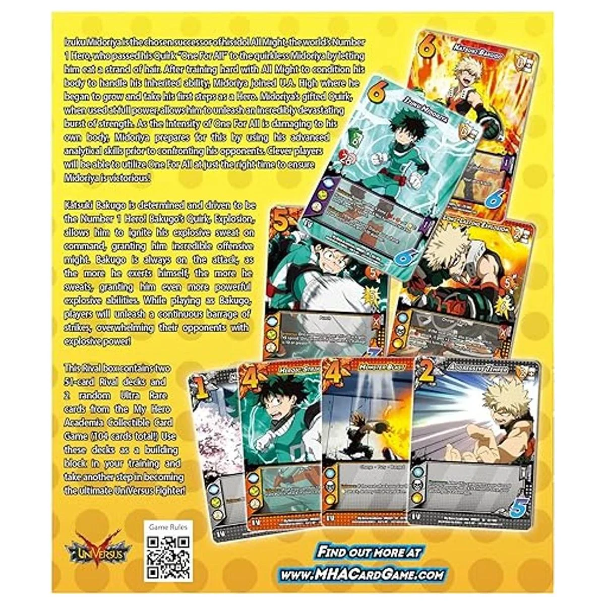 My Hero Academia Juego de cartas coleccionables Izuku_4