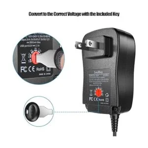 SoulBay Adaptador de corriente alterna universal de 30 W_3