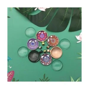 Ximalun Juego de 80 bandejas en blanco con colgante_4