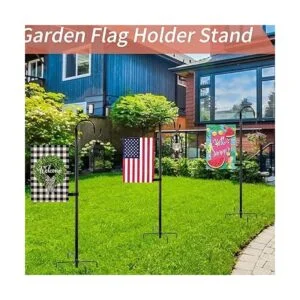 Soporte para bandera de jardín y ganchos de pastor 48_7