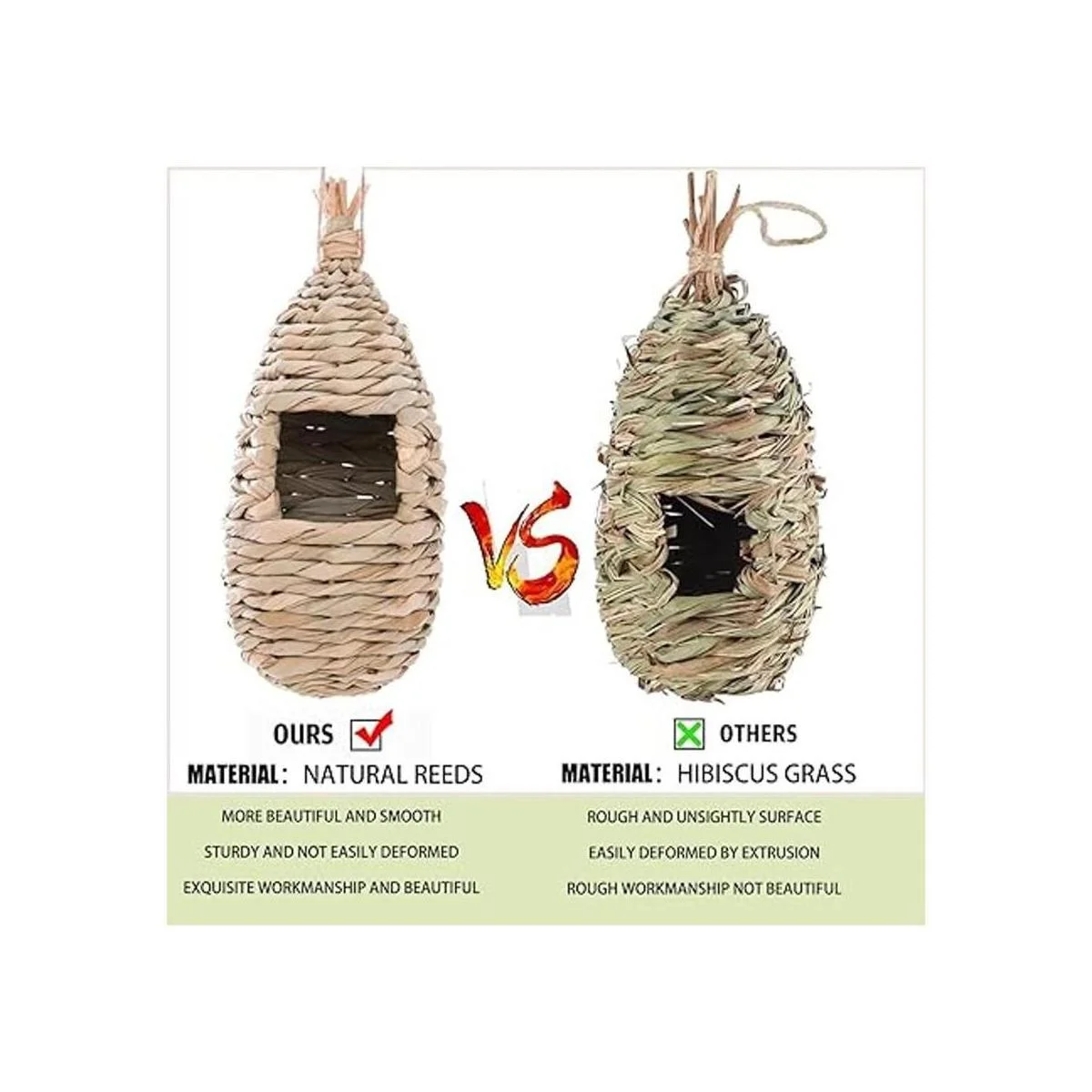 WDEFUN Casas de colibríes para colgar al aire libre_7