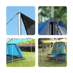 BATDIYOW Postes de tienda de campaña ligeros ajustables_4