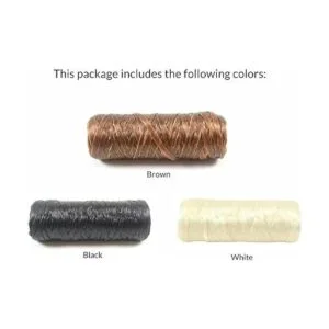 Kulay Hilo de poliéster plano encerado para ciervos_2