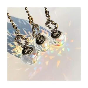 4 cadenas de tira de ventilador de techo bola de prisma_3