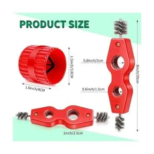Juego de 4 piezas de limpiador de tubos de cobre y_4