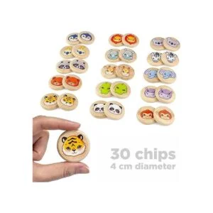 Ulanik Juego de memoria a juego 30 piezas juego de mesa_3