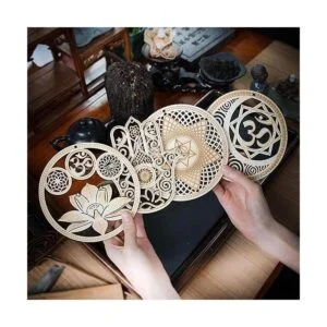 5.31 pulgadas Juego de 4 piezas de Geometría Sagrada_3