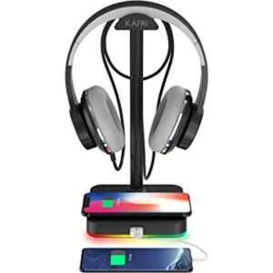 Soporte RGB para auriculares con cargador inalámbrico_1