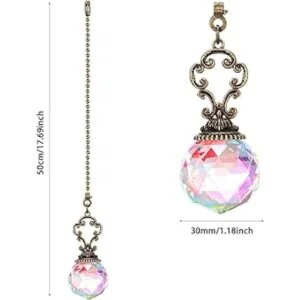 4 cadenas de tira de ventilador de techo bola de prisma_2