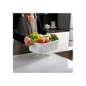 ALINK Bolsa grande de plástico para ducha organizador_7